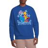 Sesame Street Unisex Adult Happy Holidays Characters Sweatshirt