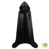 Хэллоуинский черный плащ Жнеца для взрослых - Костюм для Фестиваля Призраков для NPC в доме с привидениями или Мага.