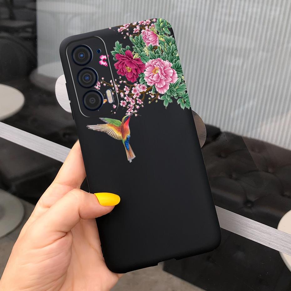 Силиконовый чехол для Motorola Edge (2021) / Edge 5G UW (2021) Модные чехлы для телефона с рисунком подсолнуха и ромашки для Edge 2021 XT2141