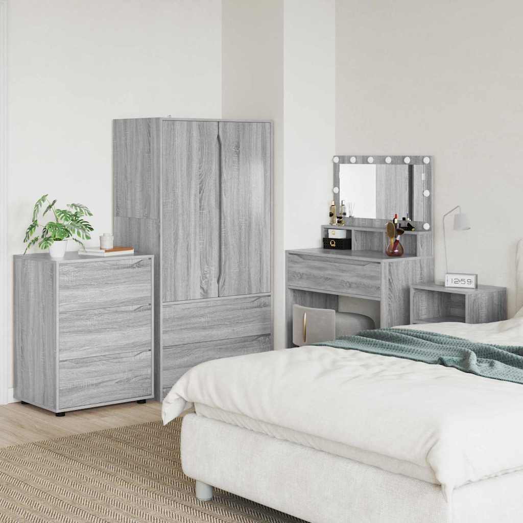 Storage Cabinet Grey Sonoma 60 x 48 x 81 cm