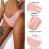 4PCS/Set Sexy V-Waist Women Cotton G-string S-XL Lace Lingerie Panties Thongs Femme Underwear Girls Underpant Intimates