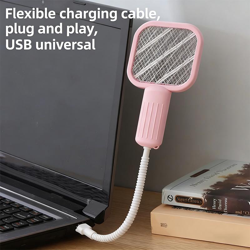 Летняя USB-мухобойка-ловушка с УФ-светом, портативная лампа-убийца комаров для пикника на открытом воздухе, кемпинга El