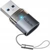 Mcdodo Adapter Przejściówka Usb-A 3.0 Do Usb-C Na Usb Typ C 3A 5Gb Otg Led