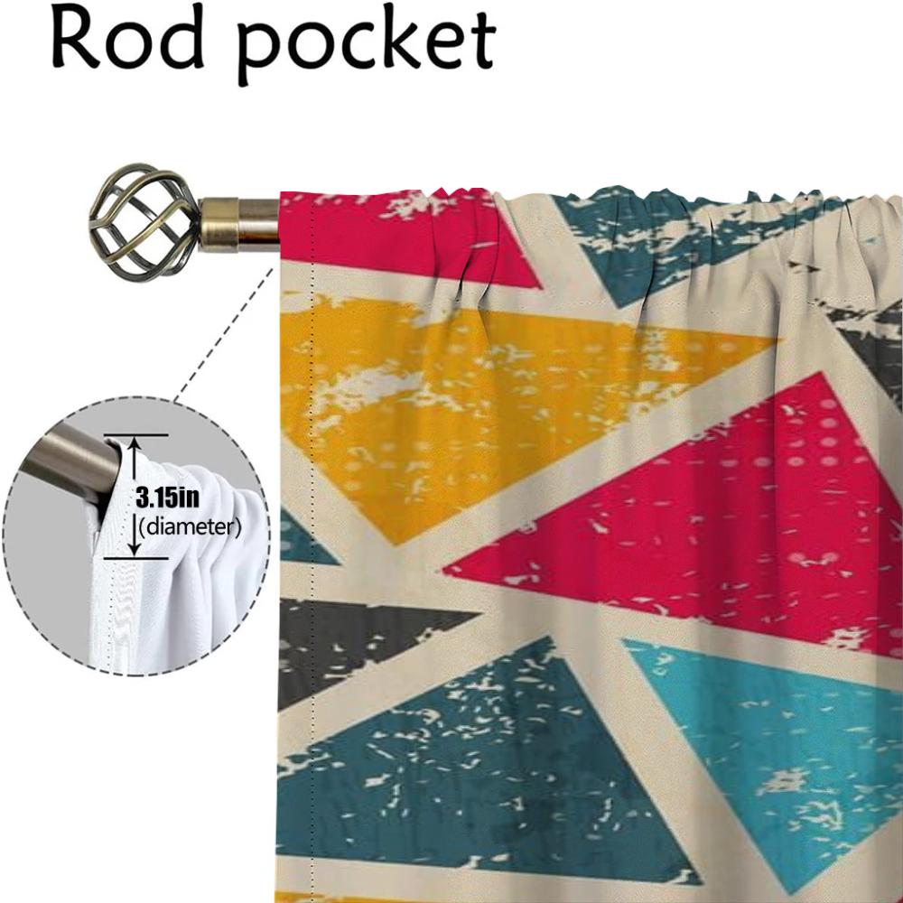 Кухонные шторы для гостиной, занавески с красочным узором, перегородки, украшения на Хэллоуин, домашний интерьер, шторы, 2 шт.