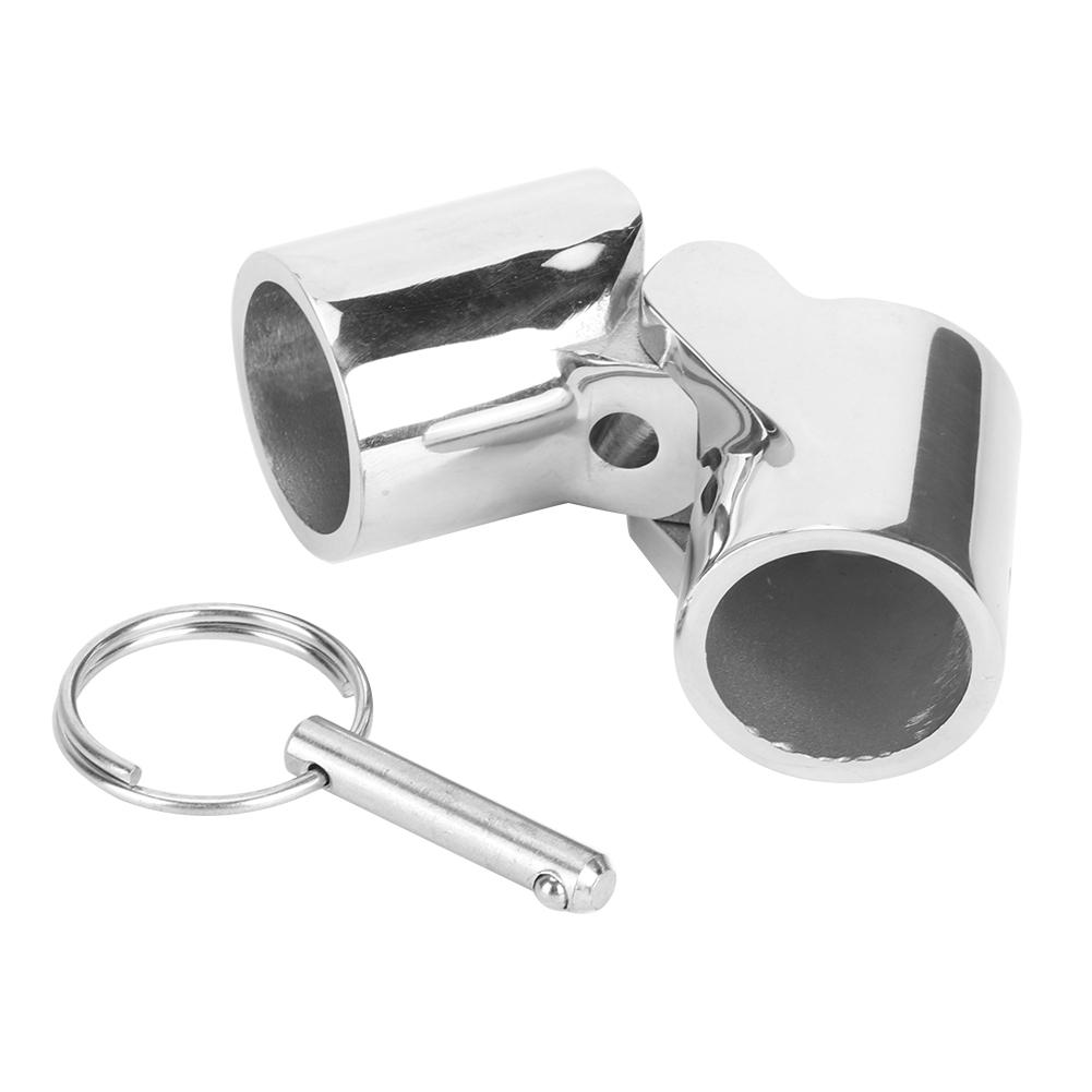 Морская складная поворотная муфта из нержавеющей стали, соединитель для труб с наконечником, аксессуары для лодок