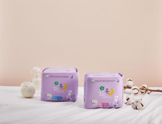 Organic Organic Wearing Overnight Large 8P, корейские женские товары