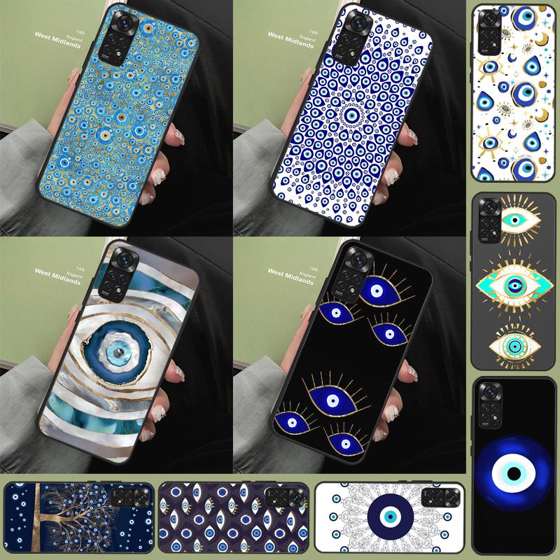 Чехол 'Сглаз' для Xiaomi Redmi Note 14 Pro 13 9 10 11 12 9S 10S 11S 12S Redmi 13C 10C 12C 14C