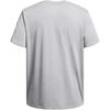 Under Armour Solid Color Crew Neck Short Sleeve T-Shirt Men Tops Gray 1382831-011