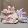 New Summer Girls Sandals Soft Bottom Non-slip Sports Casual Shoes Children's Cartoon Little Princess Beach Shoes