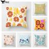 Скандинавская простая наволочка с цветами Абстрактный рисунок линиями Цветочный принт Наволочки для подушек Современное украшение Диван Подушка-обнимашка