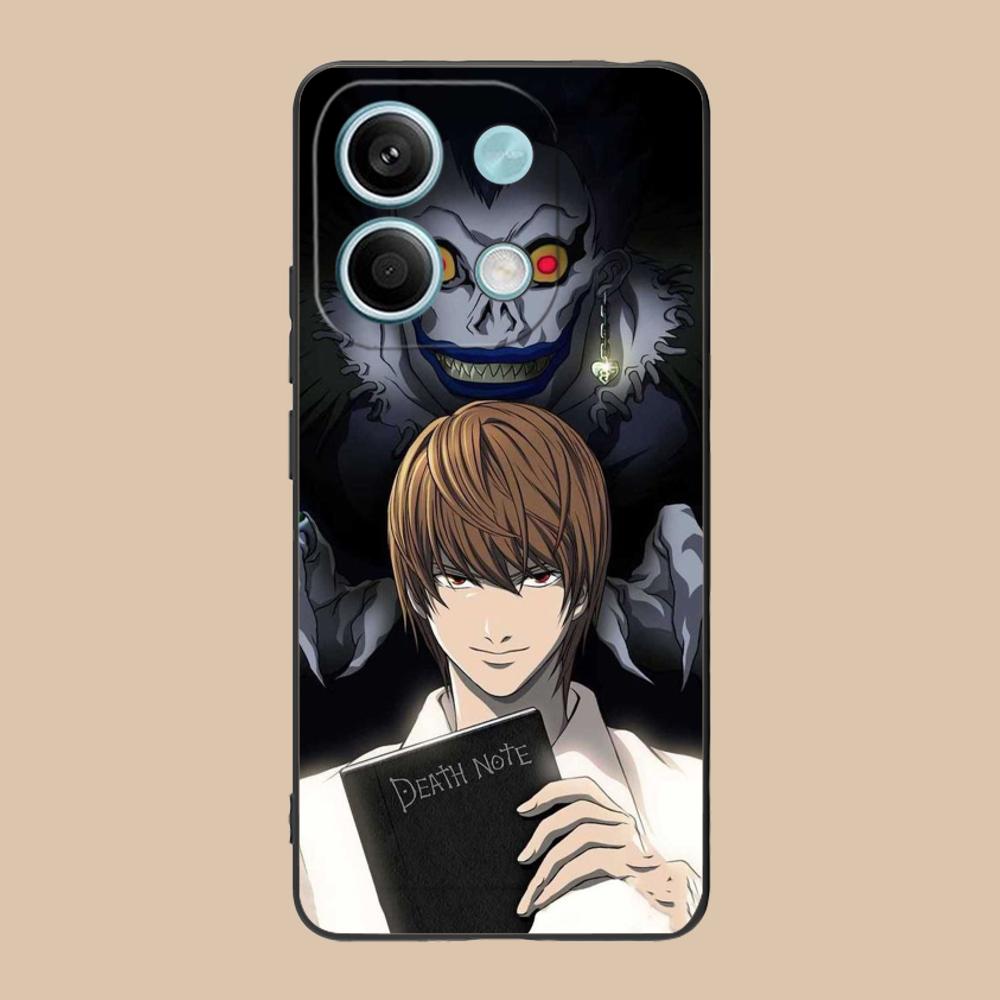 Чехол для мобильного телефона Death Note Kira Light для POCO M7 M6 M5 M4 M3 X7 X6 X5 X4 X3 Pro GT 5G Цветной Печатный Чехол Чехол Роскошный