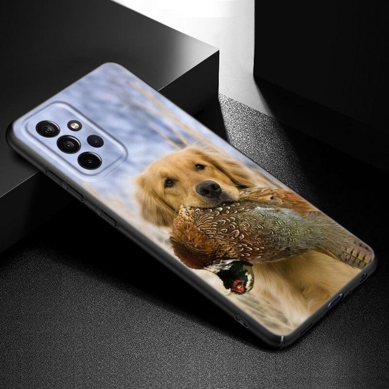 Чехол для телефона Hunter Man Fishing Dog для Samsung Galaxy A21 A30 A50 A52 S A13 A22 A32 A33 A53 A73 5G A11 A12 A31 A51 A70 A71 A72