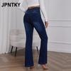 Женские модные повседневные брюки и капри JPNTKY однотонные с принтом