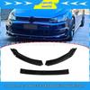 Volkswagen Golf MK7/7.5 2014-2017 Передняя губа, диффузор бампера, 3-составная, модифицированная