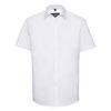 Mens Herringbone Short-Sleeved Formal Shirt