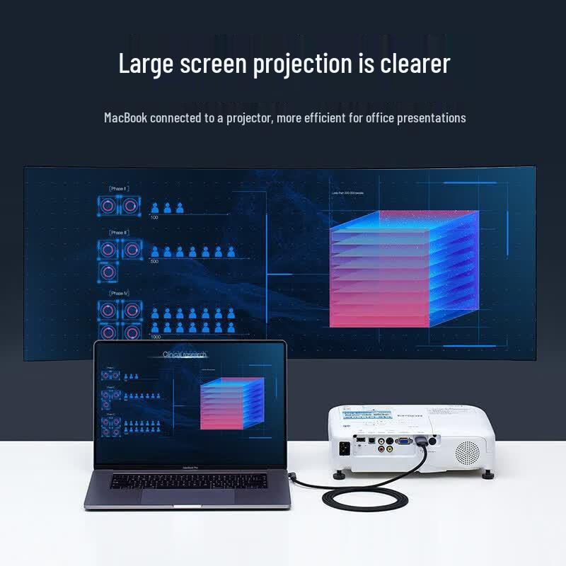 Ugreen Кабель-адаптер MM141 Type-C на HDMI 4K/60 Гц