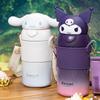 Pochacco, Hello Kitty, Hangyodon, Kuromi, Cinnamoroll, My Melody, Lotso, Alien Water Bottle with Cover and Bag, Children's Stainless Steel Mug,