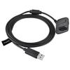 USB Charger Cable - INSTEN® - Xbox 360 - Black - Recharge Controller - Gaming Accessory