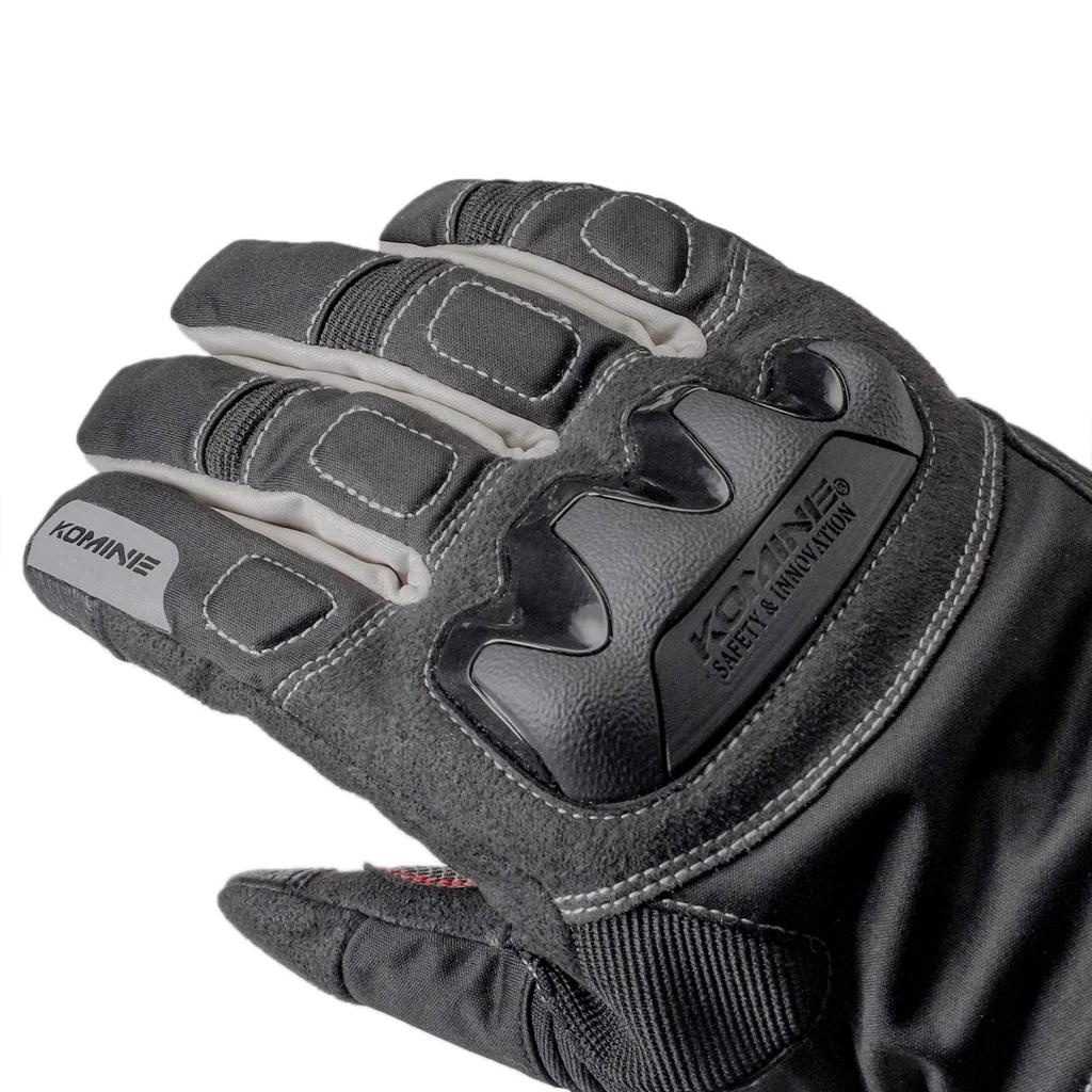Мотоциклетные защитные зимние перчатки черные L 1279 водонепроницаемый холодозащитный эластичный материал для [Komine] GK-834 осень/зима/весна