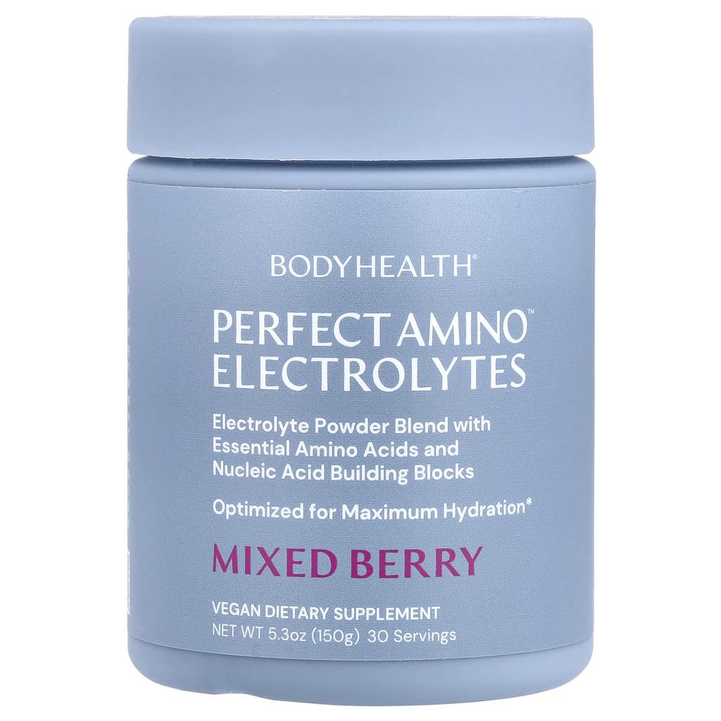 BodyHealth Perfect Amino™ Electrolytes, Mixed Berry, 5.3 Oz (150 G)