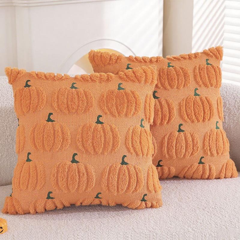 Home Decor Polyester Throw Pillow Cover Soft Solid Color 40*40 45*45cm Square Pillow Case for Couch Sofa Decorative Pillows