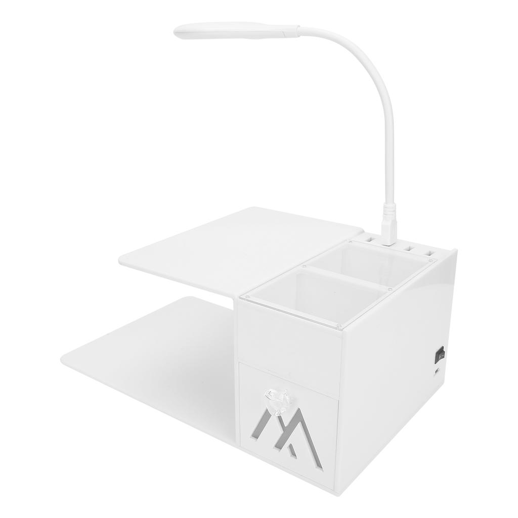 Eyelash Extension Makeup Tool Organizer Stand Blue Light Acrylic Shelf for Pillow LED Light