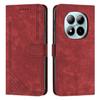 For iPhone 16 Pro Kickstand Case Bi-fold Card Bag PU Leather Coated TPU Cover Compatible with