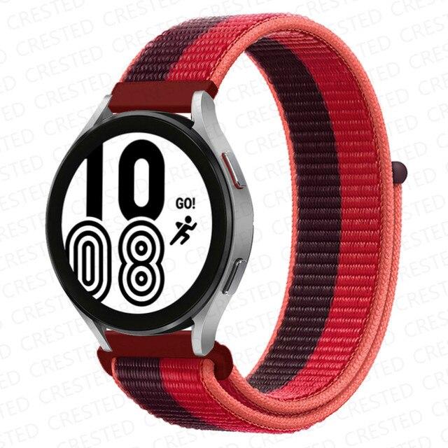 Band For Samsung Galaxy Watch 4 3 Classic 5 Pro Active 2/Gear S3 Nylon Loop Correa Bracelet Huawei Watch GT 2 3 Strap 22mm 20mm