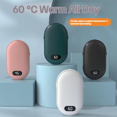 Новый портативный аккумулятор для рук Power Bank 2 в 1 USB, заряжаемый зимой, мини-электрический обогреватель для рук, карманный обогреватель большой емкости, зимний подарок