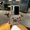 Применимо к OPPO FindN2Flip чехол для мобильного телефона со стразами Зеркало Микки FindN2 полный бриллиант всесторонний женский защитный чехол