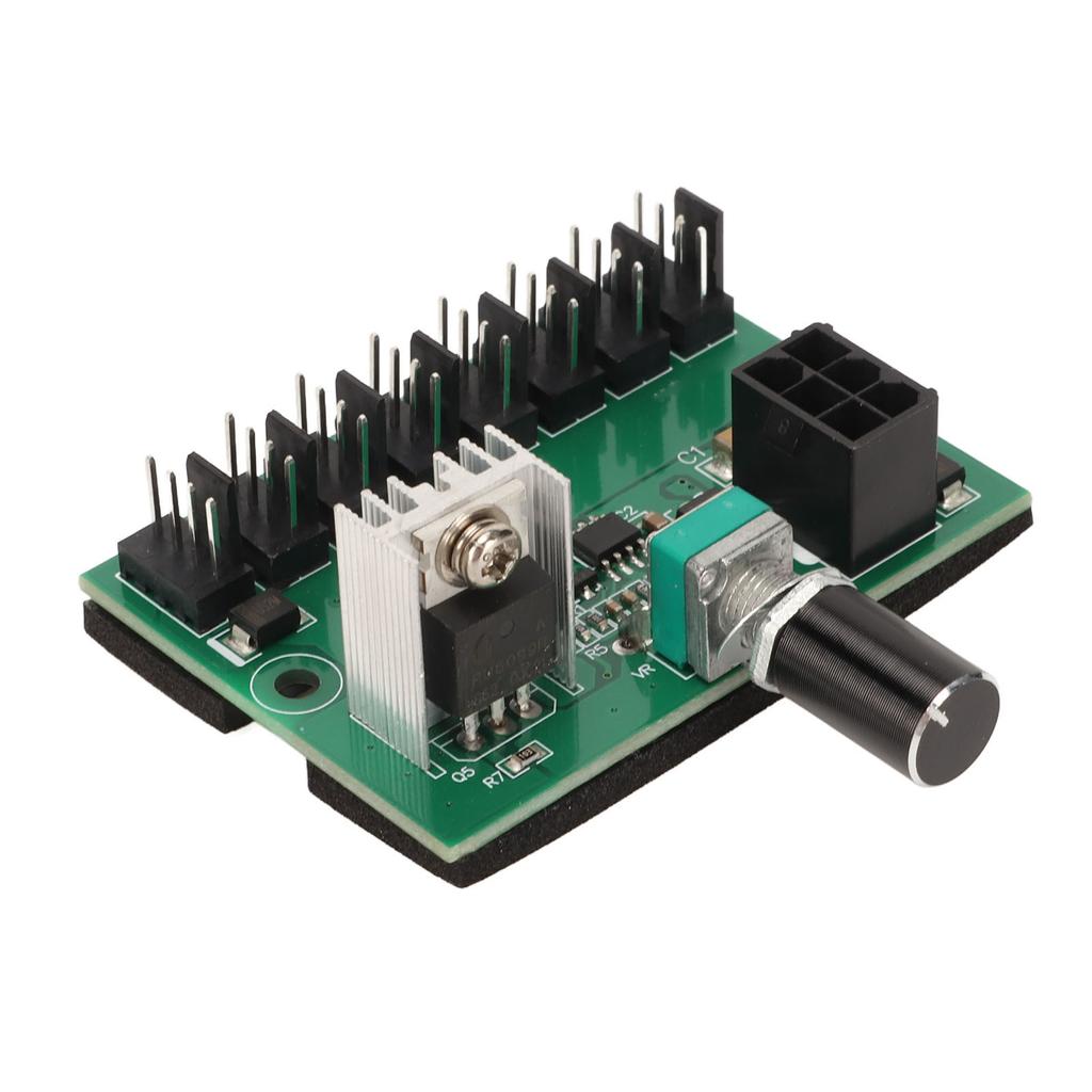Контроллер-концентратор вентилятора NKFV8 1 DC 12V PWM 8-канальный компьютерный вентиляторный концентратор для ПК 4pin 3pin 2pin