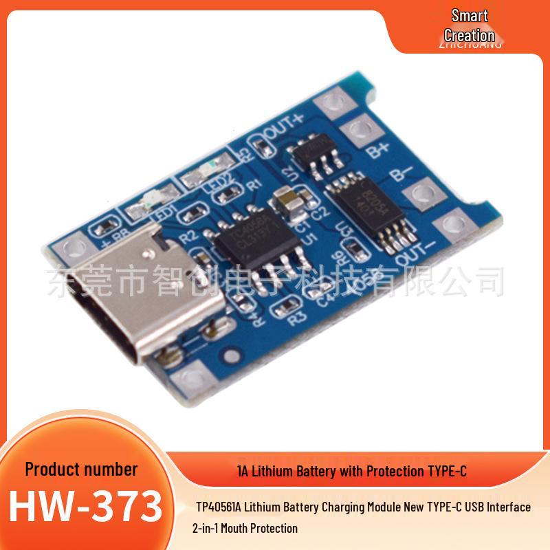 TP4056 1A Lithium Battery Charger with Type-C USB Interface & Protection