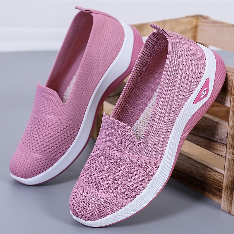 Women's Sports Shoes Flat Shoes Breathable and Comfortable Casual Shoes for Summer and Spring