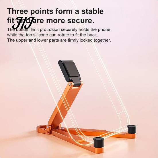 Mobile Phone Stand Mini Foldable Keychain, Portable Cell Holder for Travel Desk, Pocket Home Office