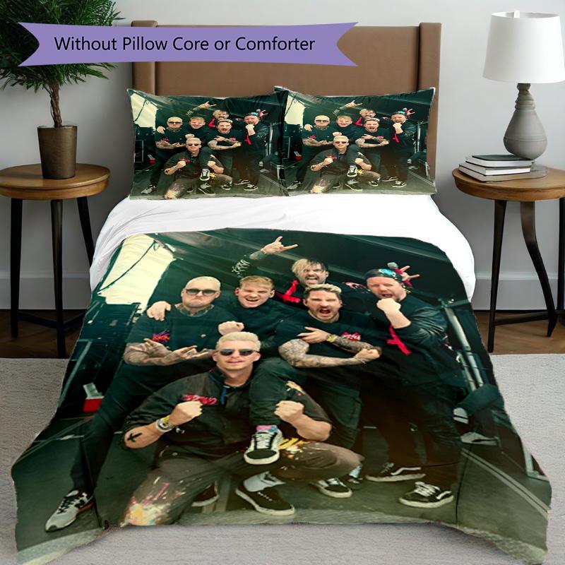 3pcs Duvet Cover Set (1*Duvet Cover + 2*Pillowcase, Without Core), Electric Callboy Print Bedding Set, Bedroom Decor, All‑Season, Birthday Gift