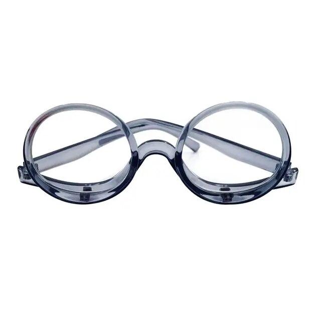 Вращающиеся увеличительные очки для чтения для макияжа для женщин, складные косметические очки-раскладушки для пресбиопии для пожилых людей, унисекс