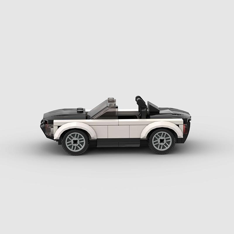 MOC Конвертируемый Скоростной Автомобиль Супер Гоночный Транспорт Модель Строительный Блок Гоночный Раллийный Спортивный Кирпичный Игрушка Рождественский Подарок Городской Технический