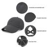 Adjustable Outdoor Sports Hat Breathable Snapback Hat Fashion Ponytail Baseball Cap  Women