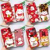 China cute lucky cat For Huawei Nova Y70 Y91 Y90 Y60 Y61 Y72 Y73 3i 7i 8i 11i 12i 9 10 SE P20 P30 P40 Lite Case