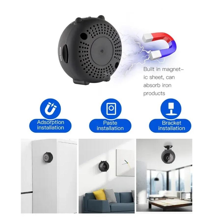 Мини-камера Wi-Fi, камера видеонаблюдения для домашней безопасности, маленькая беспроводная камера наблюдения, мини-видеокамера, видеокамера, Wi-Fi камера, няня 1080P