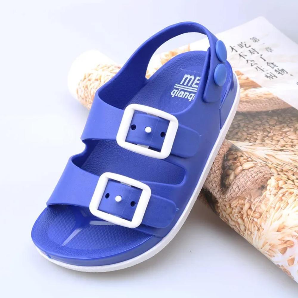 Summer Boys Leather Sandals for Baby Flat Children Beach Shoes Kids Sports Soft Non-slip Casual Toddler Sandals