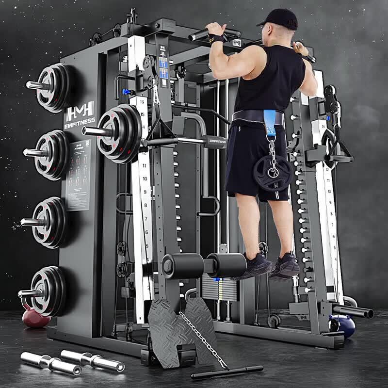 Yi Mai Commercial Integrated Training Smith Machine & Weight Bench Set