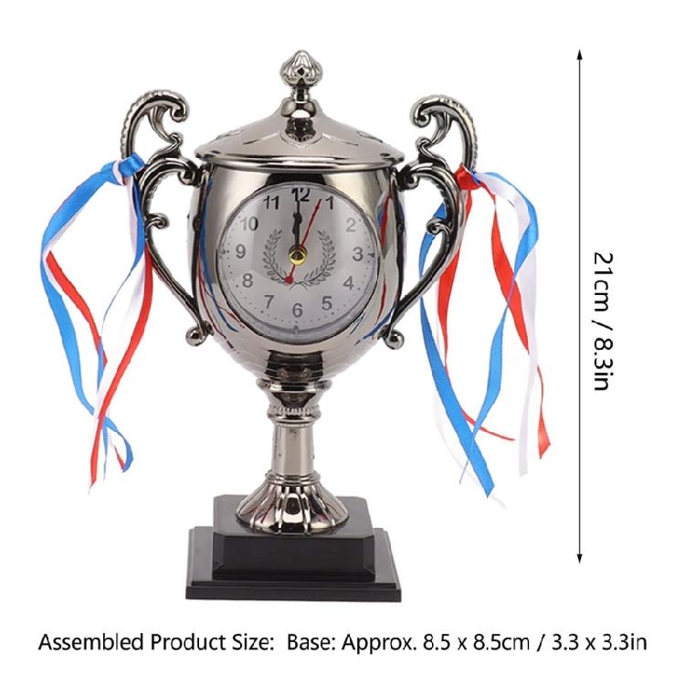 Элегантный Будильник-Трофей Элегантный Будильник Модель Настольные Часы Награда Будильник Улучшает Атмосферу Любой Комнаты
