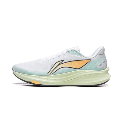 Li Ning Red Hare 9 Модный тренд Износостойкие Амортизация Низкие Беговые кроссовки Мужские Стандартные Белый ARPW003-14