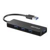 BUFFALO USB3.0 4 Port Bus Powered Hub Black BSH4U120U3BK