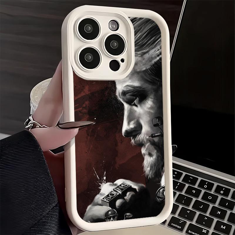 Phone Case for iPhone 17 Air 16E 15 16 Pro Max Sons Of Anarchy Cover 14 Plus 13 12 Mini Soft Shell Silicone Fundas