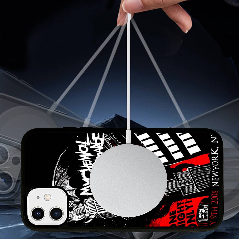 My Chemical Romance Phone Case Magnetic Case For IPhone 16 14 13 12 11 15 Pro Max Plus For Magsafe Wireless Charge Cover