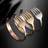 Creative Fork Bracelet For Women Men Personalized Simple Opening Adjustable Bracelet Fine Jewelry Accessories Gifts