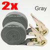2 Pcs 5 Meters Tensioning Belts Adjustable Cargo Straps for Car Motorcycle Bike Ratchet Tie-Down Belt for Luggage Bag Bind Belts