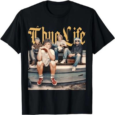 2024 Новая Мода Thug Life Stay Golden Gilrs Винтажная Футболка Футболка для Мужчин и Женщин 42202
